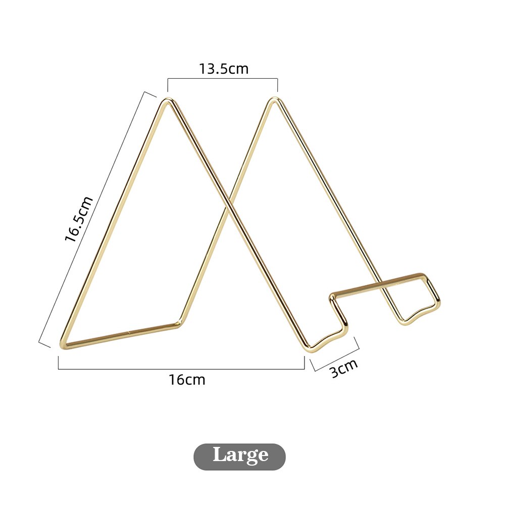 Mobile Holder Golden Tablet Stand For Watching TV, Mobile Phone Stand, Photo Frame stand, magazine stand