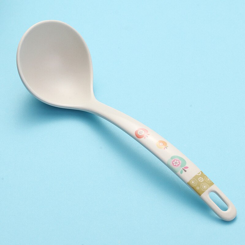 Maiyuansu Japanese Long Handle Soup Ladle Eco-Friendly Bamboo Dinner Soup Spoon For Restaurant Kitchen Accessories Soup Scoop: Style B