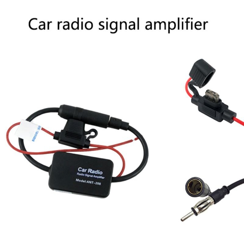 Universal 12V Auto FM Radio Antenna Signal Amplifier Booster Marine Car Vehicle Boat 330mm FM Amplifier