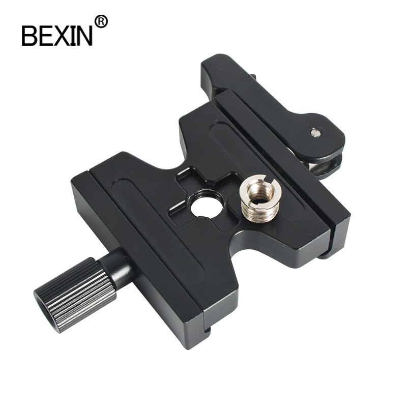 Dubbele Lock Camera Quick Release Clamp Camera Klem Aluminium Statief Adapter Quick Mount Accessoires Voor De Dslr Camera