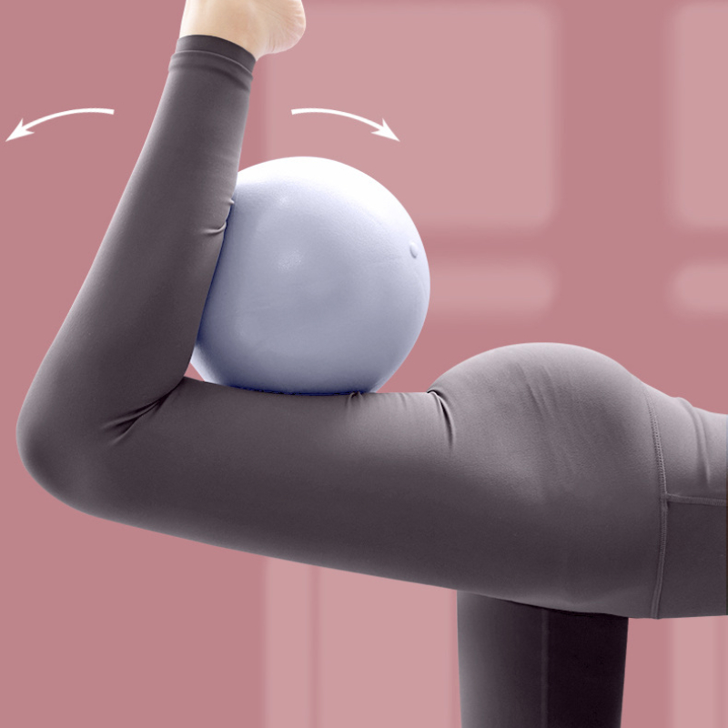 Pilates yogaball til postpartum restitusjon fortykket eksplosjonssikker treningsball til nybegynnere, 25cm mini yogaballer, liten