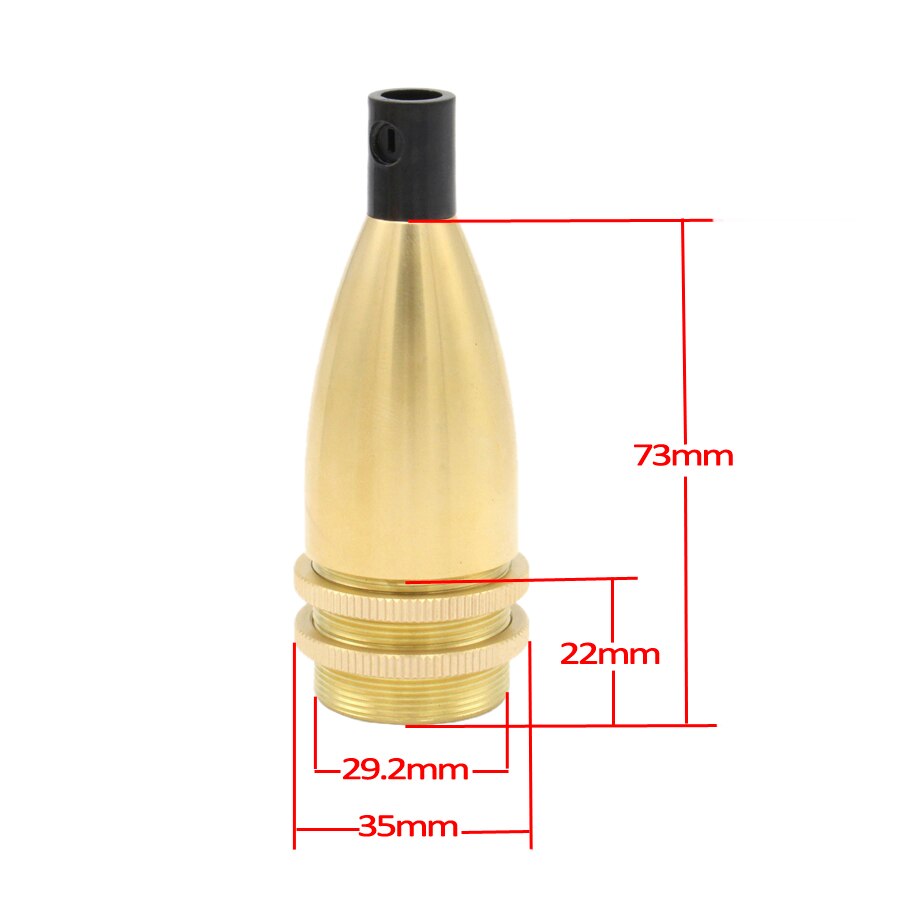 Massief Messing Lamphouder E14 Schroef Gloeilamp Basis Ruwe Messing Licht Socket Voor Vintage Hanglamp Fittings