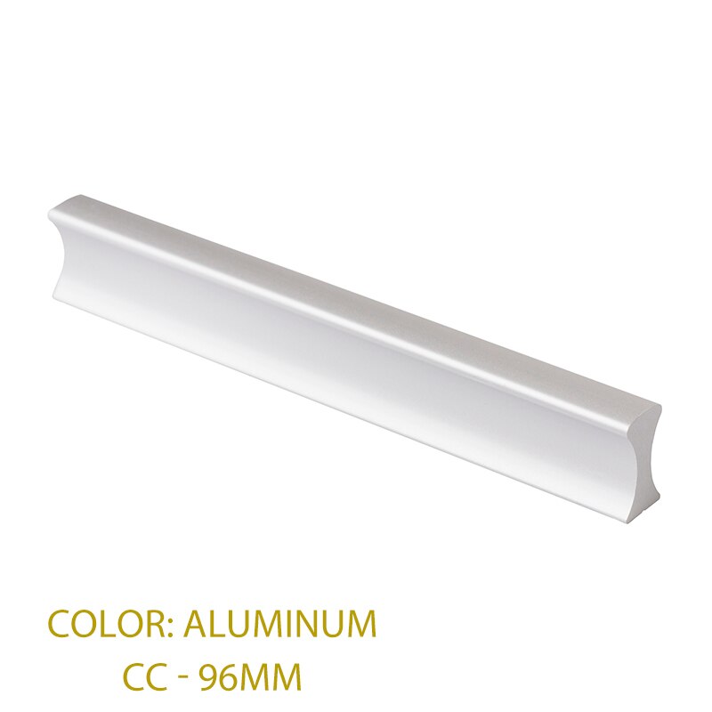 matt aluminium og til tone cc 64 96mm trekk kjøkkenskap og annen møbel skuff eller dørhåndtak: matt aluminium cc96