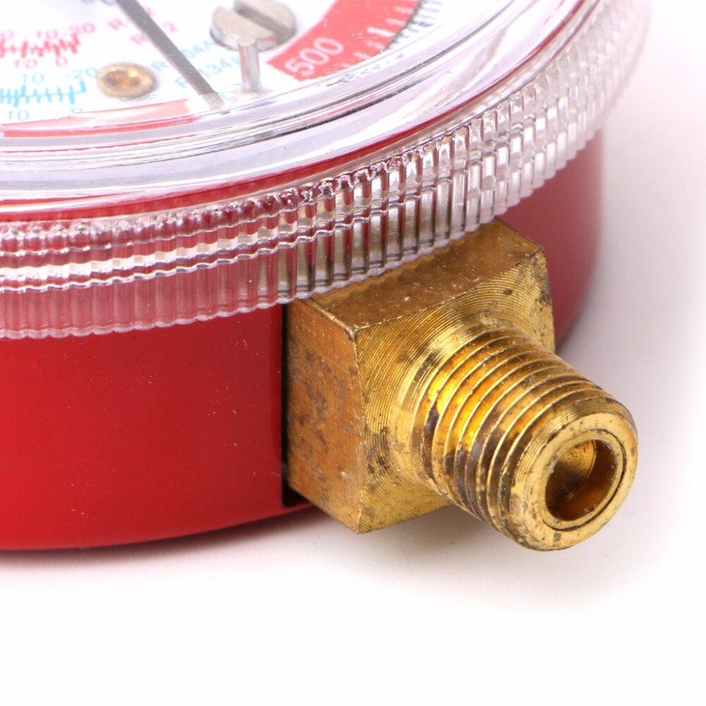 Red Air Conditioner R404/R134A/R22 Refrigerant High Pressure Gauge PSI KPA