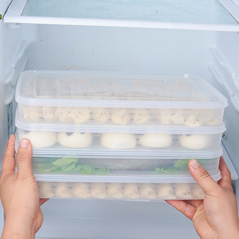 Cakes Dumpling Refrigerator Large Storage Box Cakes Food Container Non-toxic