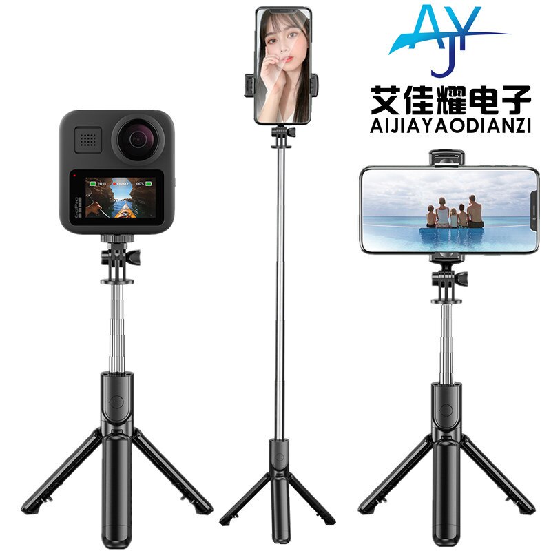 Stijl S03 Statief Selfie Stok Gopro Action Camera Hand-Held Selfie Stok Selfie Stok Bluetooth Fotoshoot Nuttig product