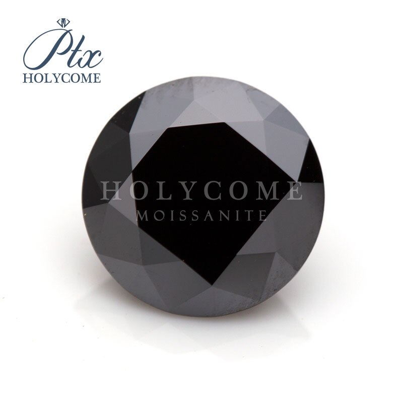 4.2mm top noir rond coupe moissanite pierres précieuses par carat prix nouvelles accepter bijoux personnalisés faisant