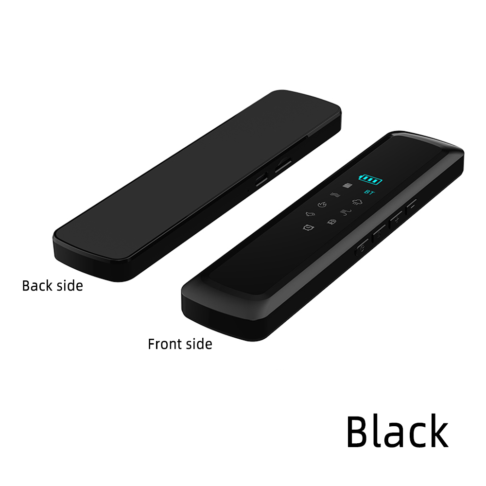 Altavoz debajo de la almohada, Mini caja de sonido de conducción ósea con Bluetooth, barra de sonido de graves estéreo inalámbrica, mejora el sueño, altavoz de ruido blanco: Negro