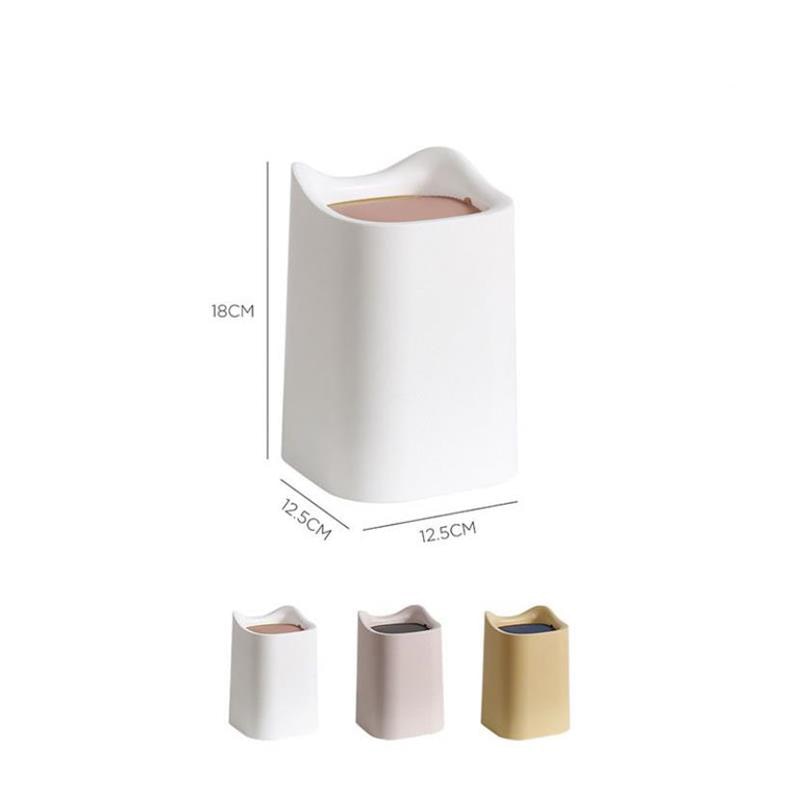 Mini-poubelle de bureau, table de maison, fournitures de bureau en plastique, poubelle de bureau, poubelle de voiture, petite poubelle