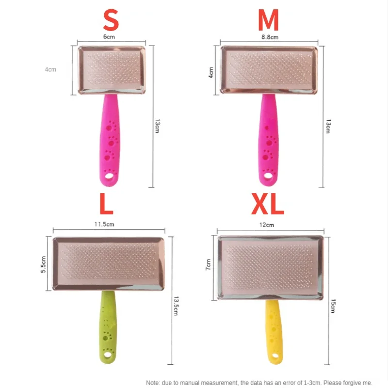 Lemmikkikoiran kampa karvanpoisto ruostumattomasta teräksestä solmu trimmauskampa pentutarvikkeet harja neulakampa koiratarvikkeet lemmikkien puhdistustyökalut