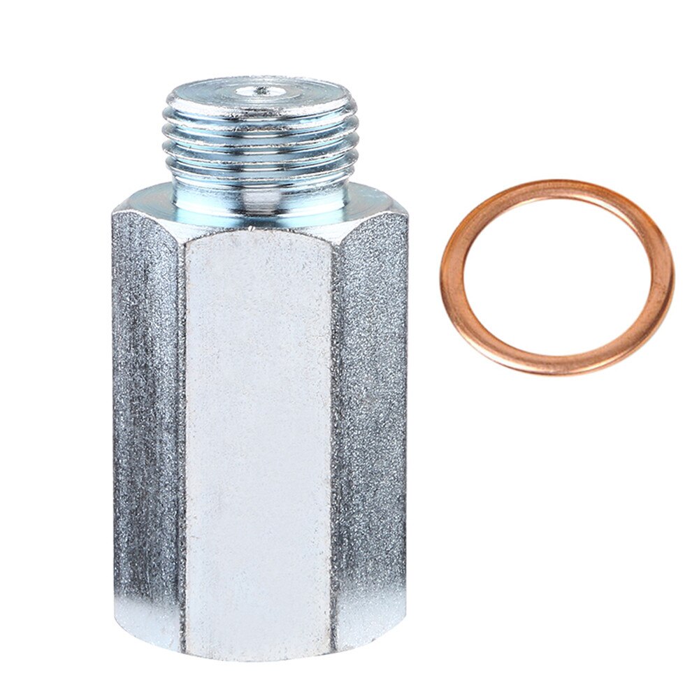 1Pcs Rvs M18x1.5 Lambda O2 Zuurstofsensor Extender Spacer Voor Decat Waterstof Lambda O2 Extender Spacer # BL4: Default Title
