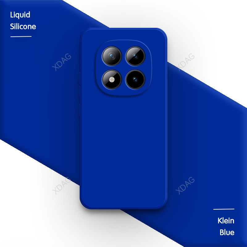 Original Phone Case for Xiaomi Redmi Note 15 Pro Plus Pro+ Note15 15Pro 5G Liquid Silicone Soft Simple Back Cover Funda Carcasas: Red / Redmi note 15 pro 5g