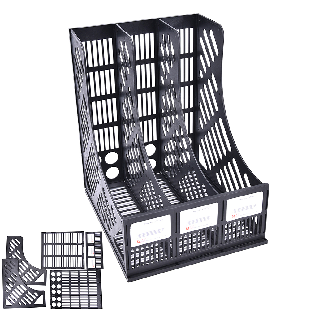 Desk Organizer DIY 3 Layers File Tray Book Holder Hand Made Desk Organizer Office School Supplies