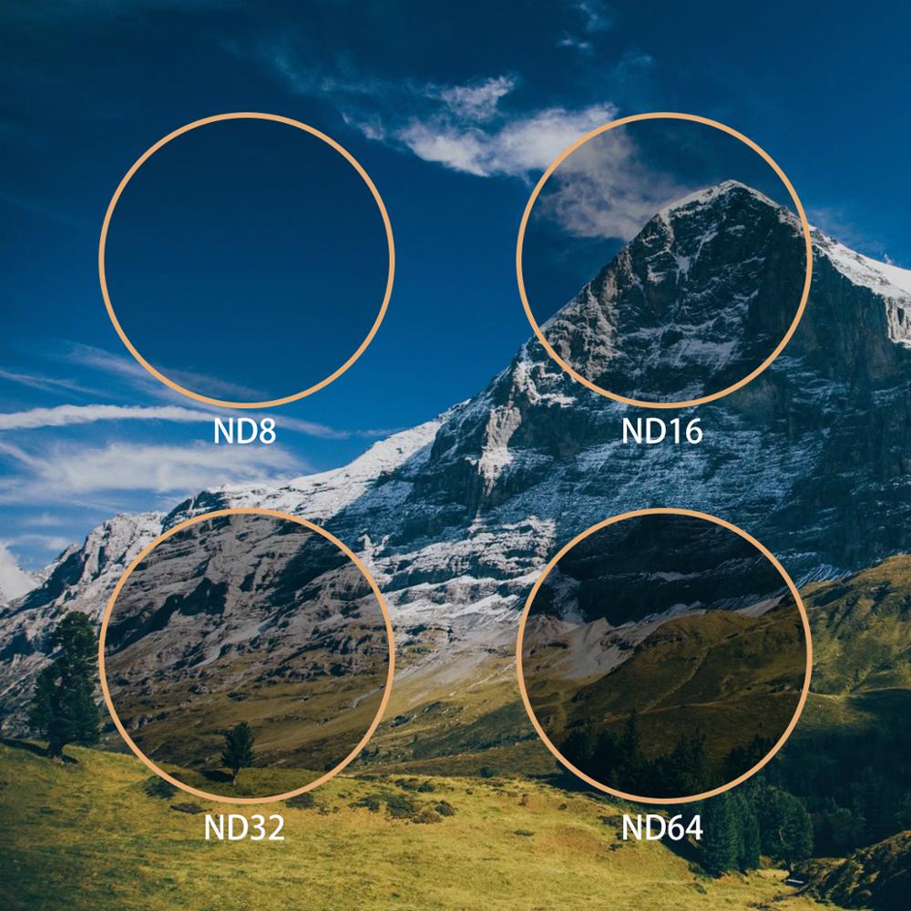 Filtro de lente de cámara ULANZI para acción DJI OSMO, ND8/ND16/ND32/ND64 CPL filtros de lentes de cristal óptico DJI OSMO accesorios de acción