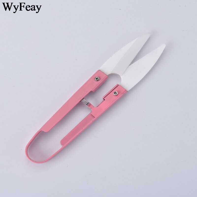 Keramik Geformt Messer Kreuz-stich Schere Gewinde Cutter Kopf Garn Fisch Linie Art Sicherheit NäHenne Stickerei Keramik Garn Schere