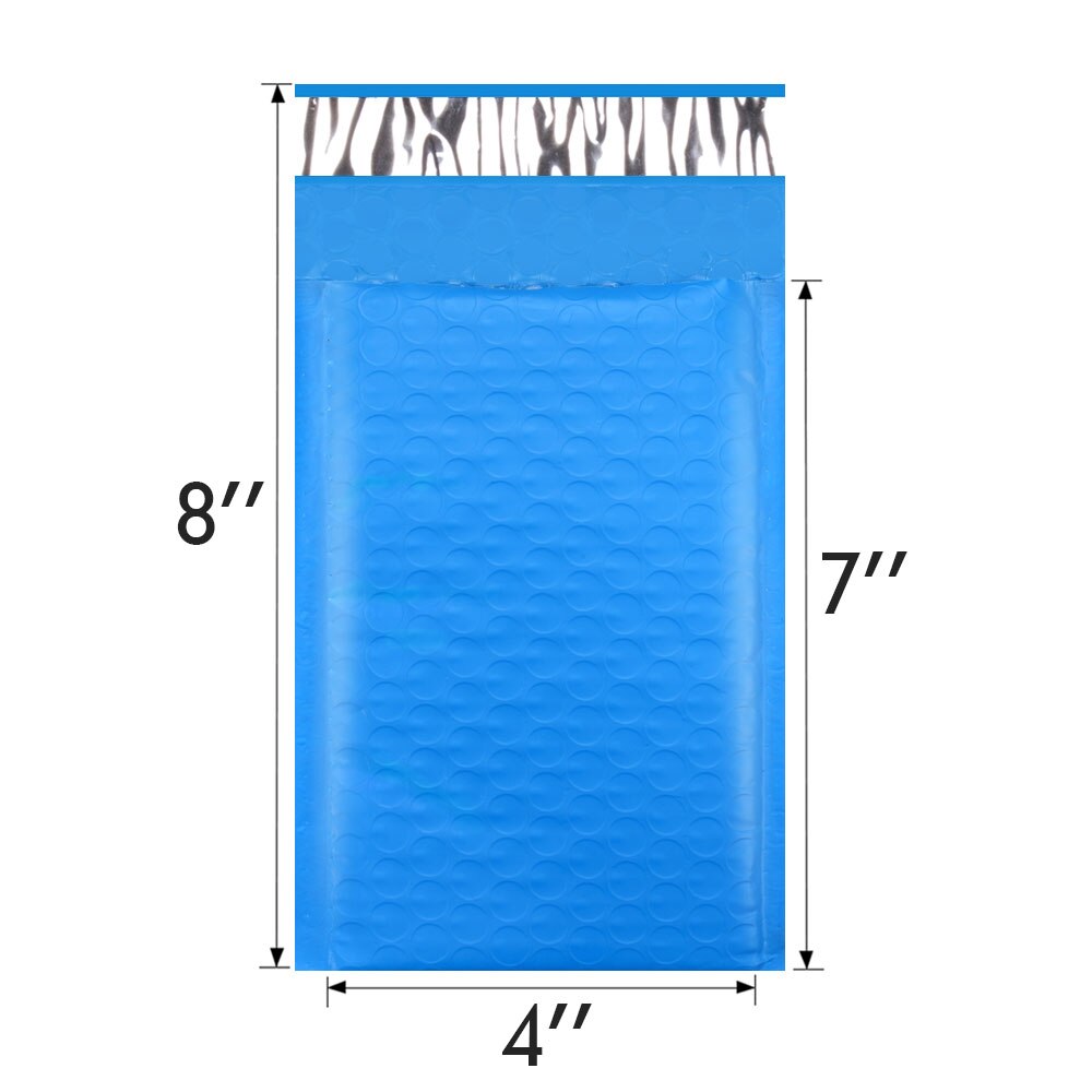 10 stk  #000 4 x 8 " 120 x 180mm fargerike polybobleposter polstrede konvolutter selvforseglende konvolutt boblekonvoluttkonvolutter