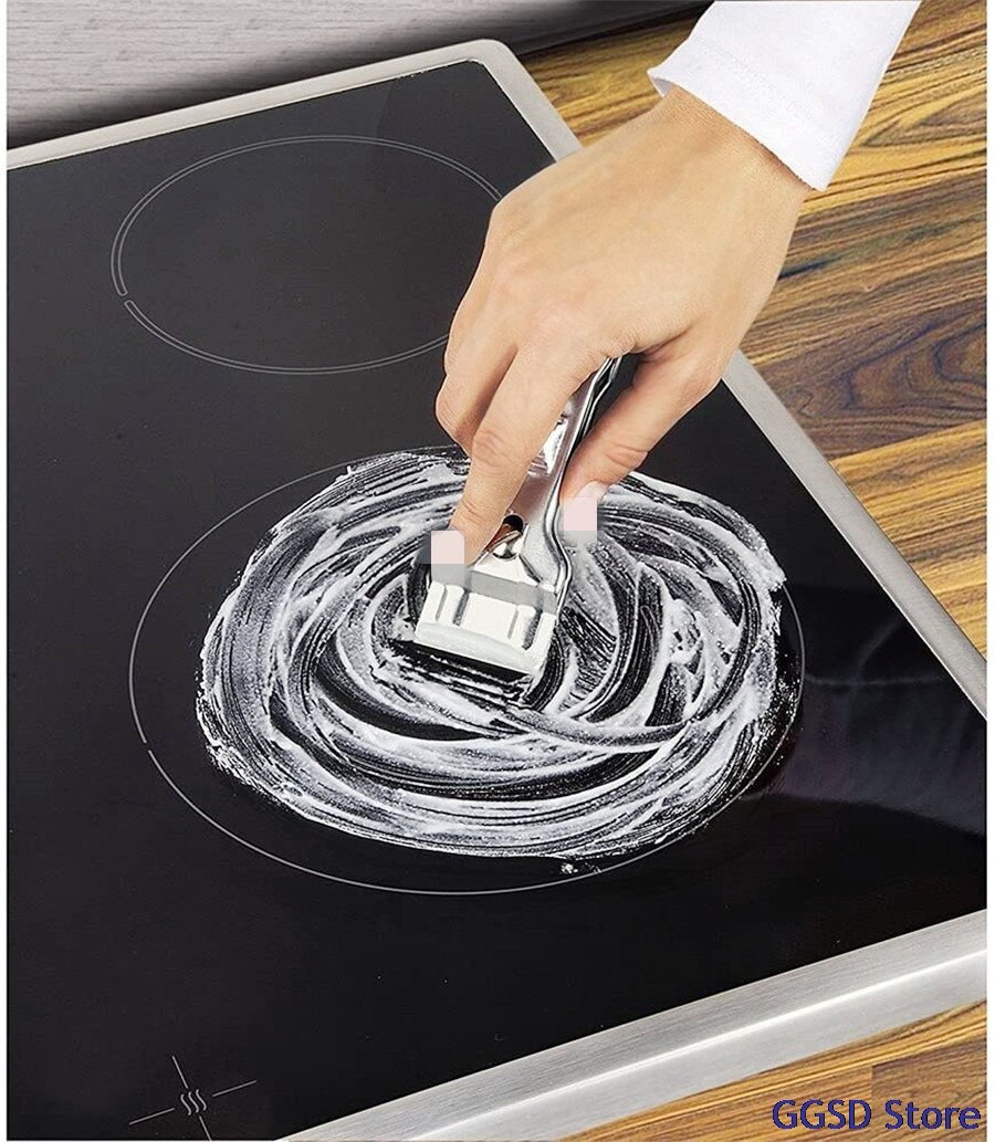 Multifunction Glass Ceramic Hob Scraper Cleaner with Blades for Kitchen Stove Oven Cooker Cleaning Knife Wall Floor Tile Remover