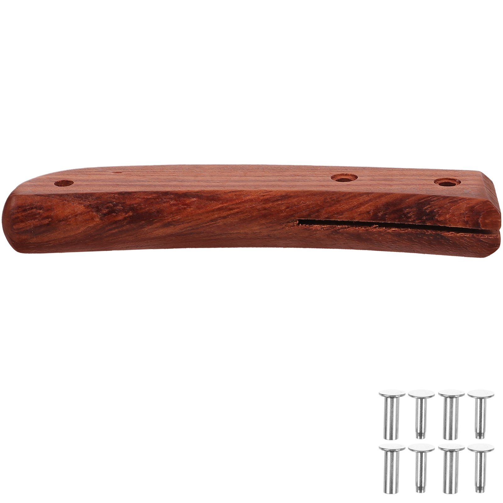 Solid Wood Handle Handles Tool Kitchen Knife Grip Replacement Component Circular