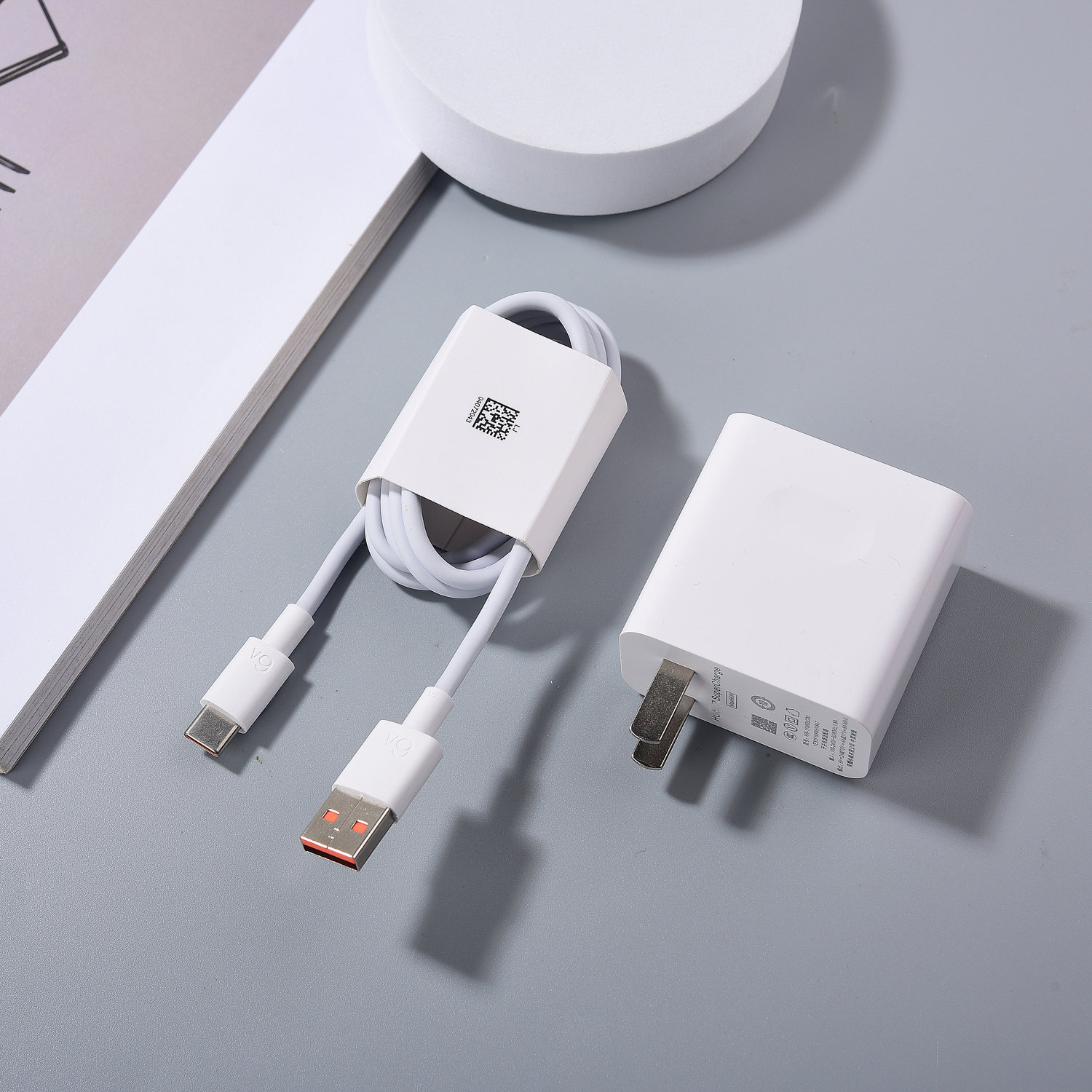 Original 100W HUAWEI SupeCharge EU US Plug 6A Quick USB Type C CableFor HUAWEI Mate X3 50E 40 P60 P50 Nova 10 9 8 Pro SE Tablet: DE