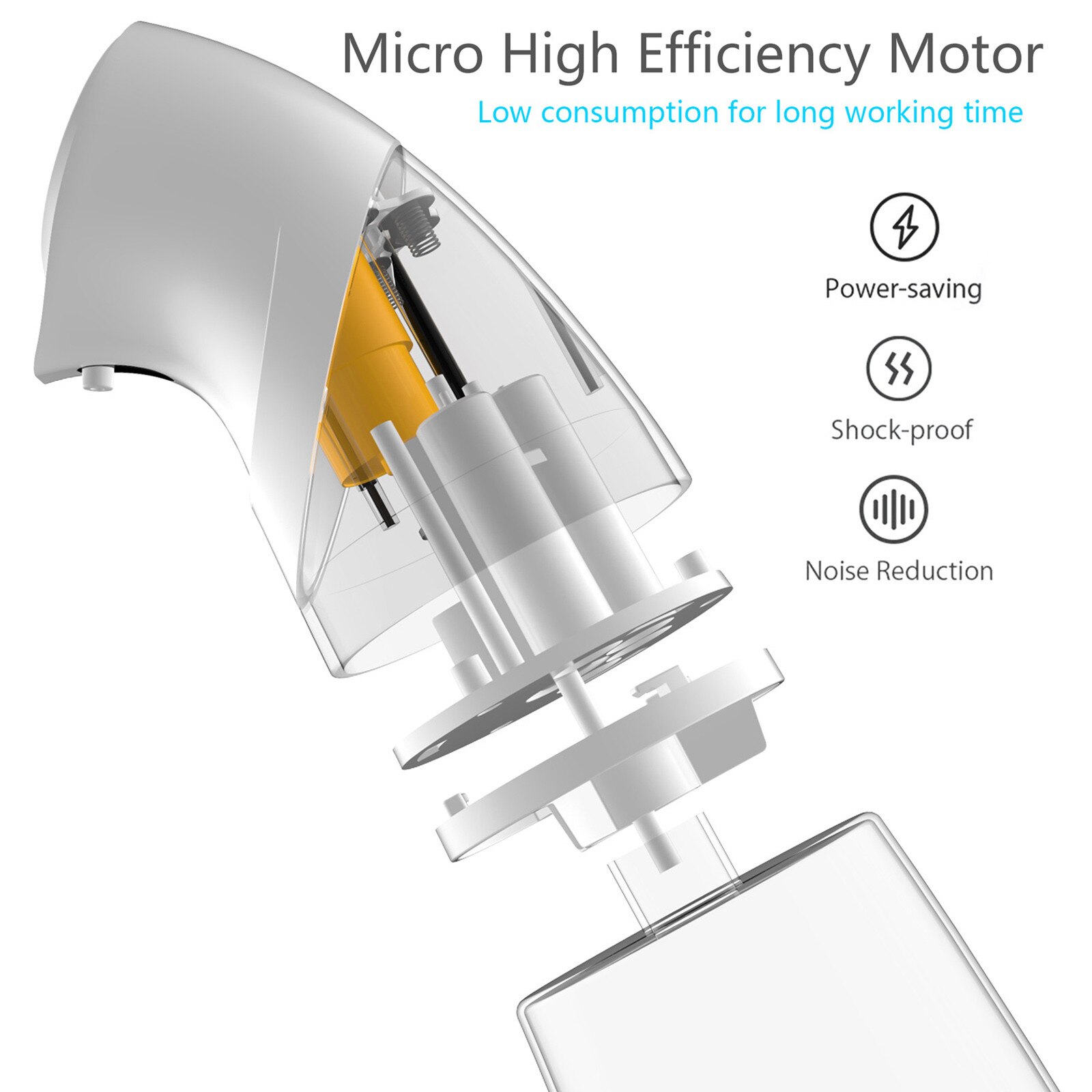 Simpleway 450ml Automatic Induction Hand Washer 0.25s Infrared Sensor Hand Sanitizer Contactless Hand Soap Dispenser For Clean
