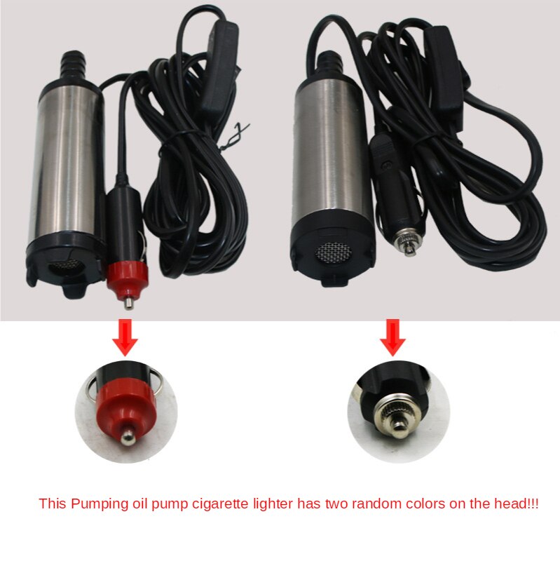 Elektrische Oliepomp 12V 24V Elektrische Dompelpomp Voor Pompen Diesel Olie Water Shell 12L/Min Brandstof transfer Pomp