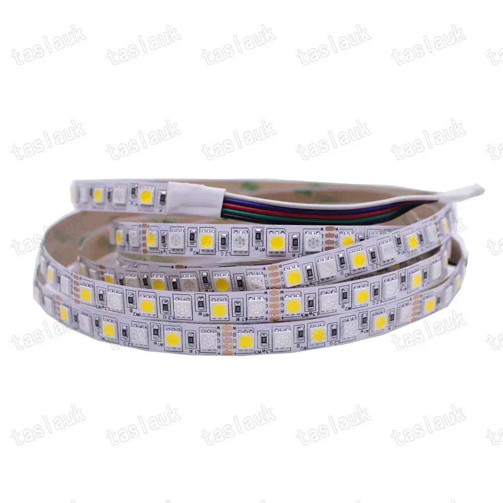 5050 RGBW RGBWW 60 96 LED s/M DC12V 24 V 10 MM 12 MM LED bande lumineuse IP65 IP20 étanche 5050 RGB blanc décor de pièce