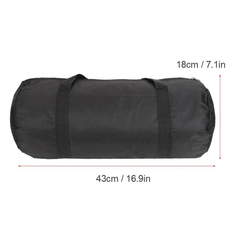 Bolso de gimnasio para hombre y mujer, bolso de un solo hombro negro, bolso deportivo cilíndrico de gran capacidad, mochila de viaje para entrenamiento de Taekwondo