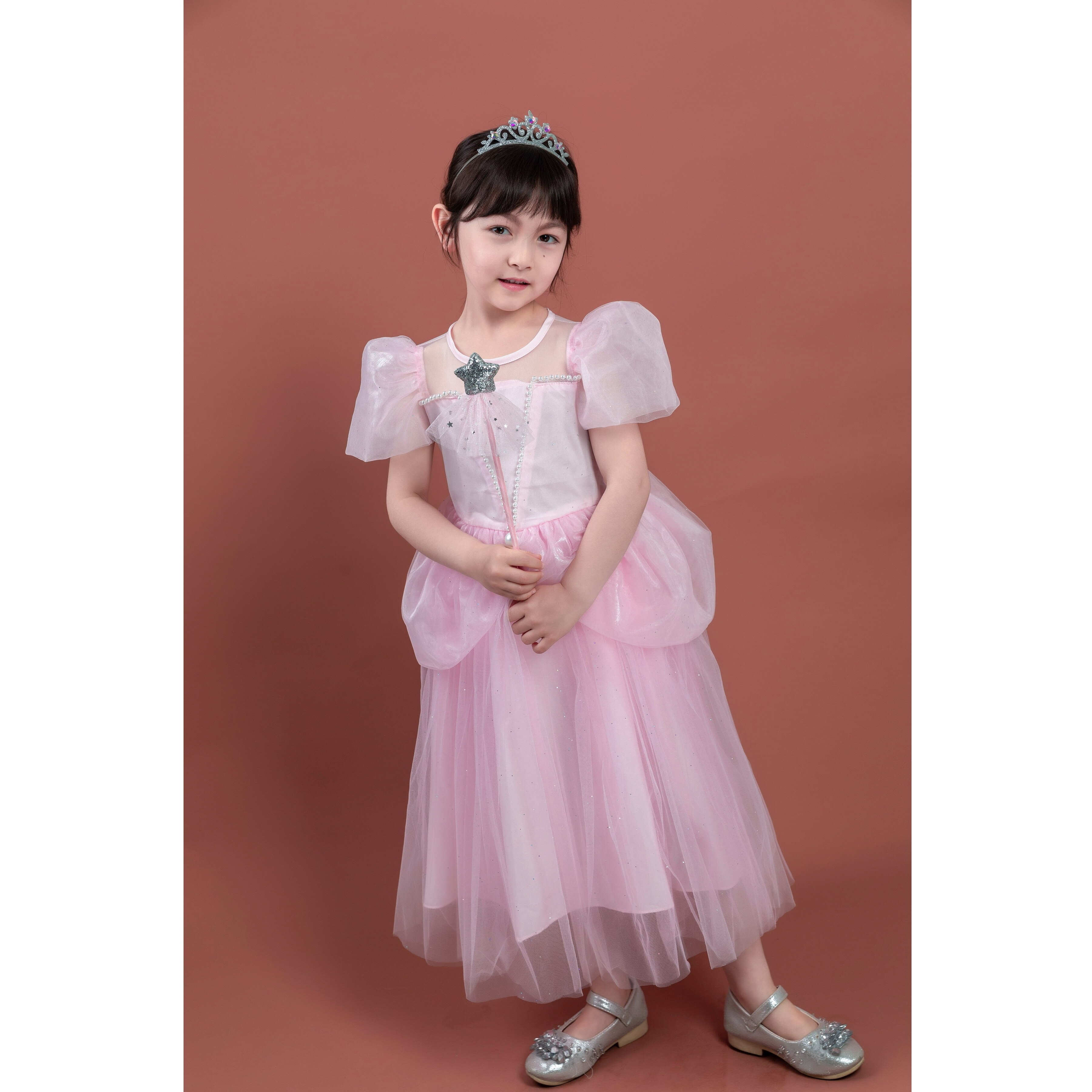 Party Dress Costume Pink Fairy Princess