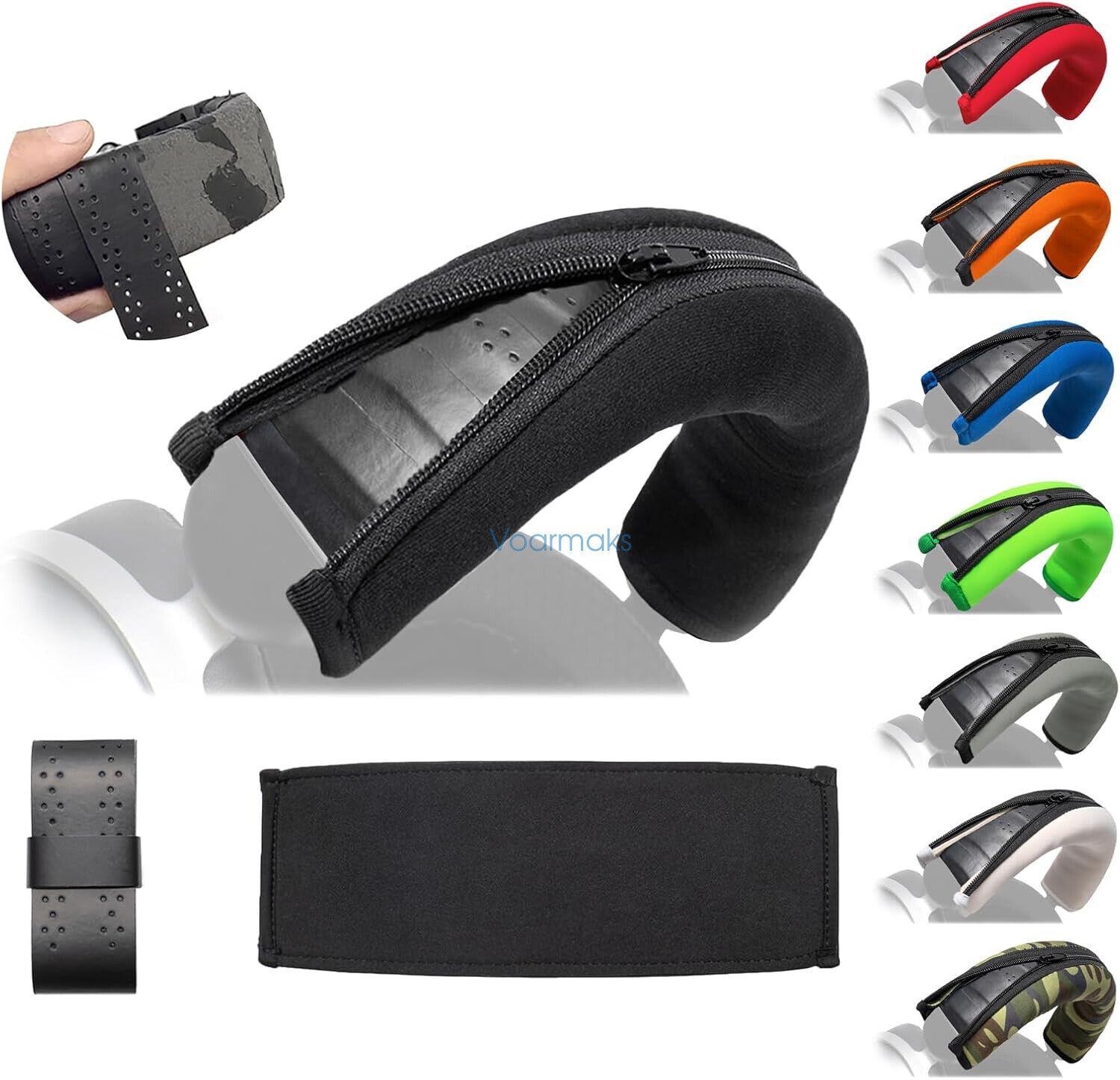 Headphone Headband Cover Cushion For HIFIMAN HE400se,HE560 V4,HE-R9,HE-R10,HIFIMAN Edition XS,DEVA Pro,Headband Tape Protection: black