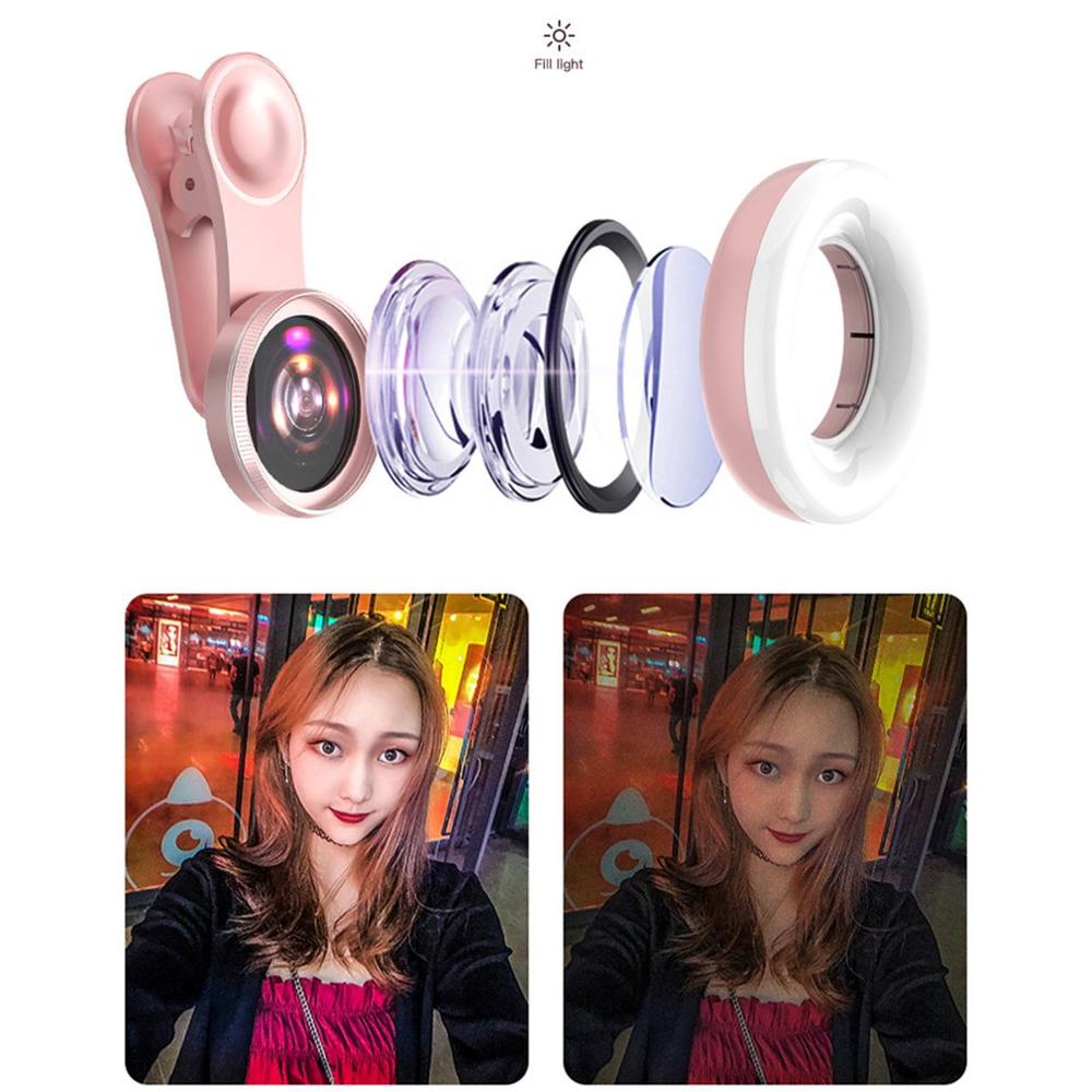 Lampade a portato telefono videocamera anello video luci macro veloce luce fotografia illuminazione supplementare accessori per telefoni