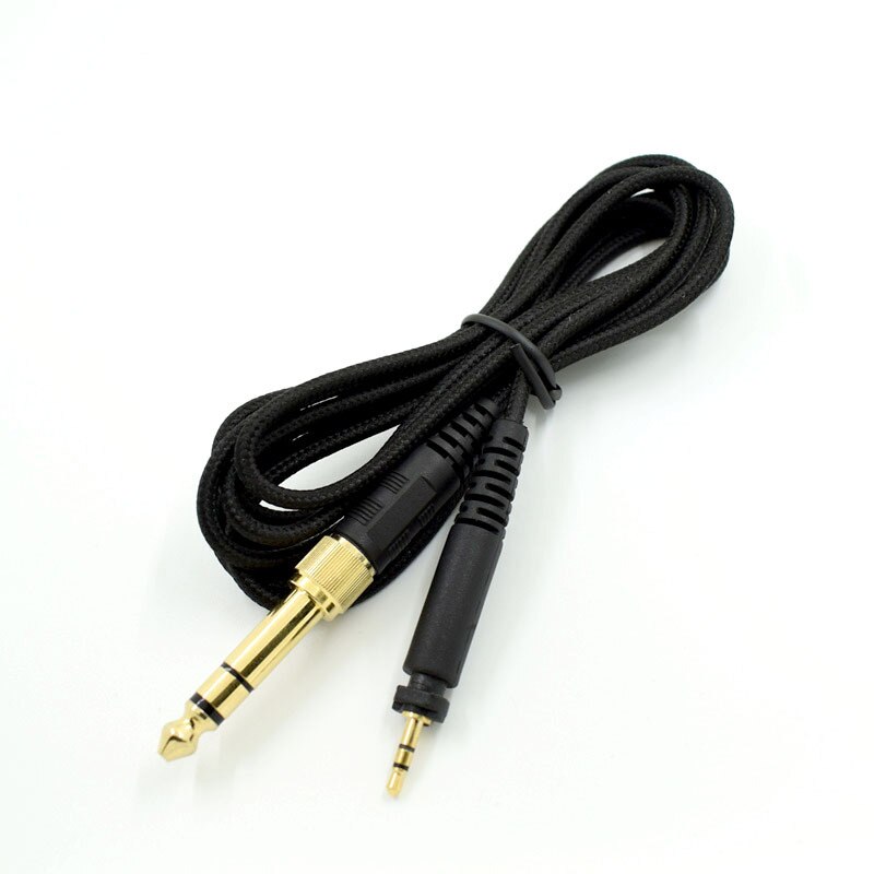 Udskiftning 2m jackstik 6.35mm adapter o kabel til shure srh 440 840 940 til shp 9000 shp 8900 hovedtelefoner
