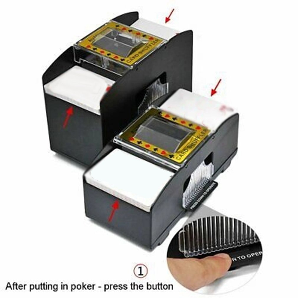 Shuffle Machine Bordspel Poker Speelkaarten Elektrische Automatische Card Game Party Entertainment En Kaartenschudmachine Essentials