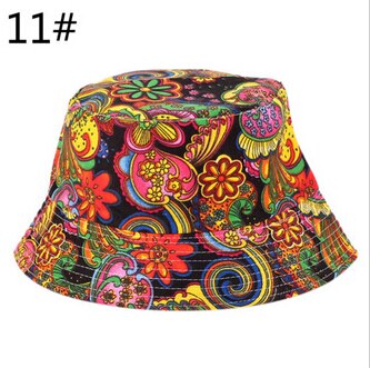Summer Floral Sun Hat Bucket Funny Summer Novelty Beach Outdoor Cap Fishing Hats Sun Protetion for Men Women: 11