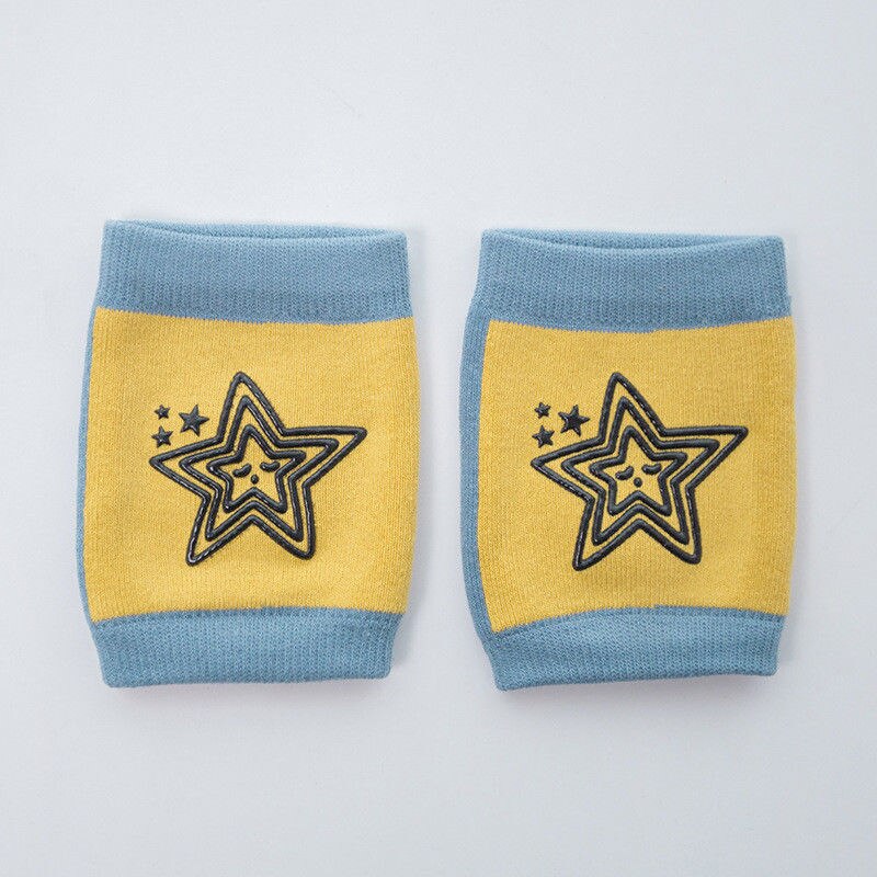 Neue Winter Baumwolle Bein Warme Baby Krabbeln Knie Pads Sicherheit Anti-Unterhose gehen Bein Ellenbogen Schutz: Gelb
