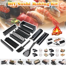 Diy Sushi Maken Kit Roll Sushi Maker Rice Roll Mold Keuken Sushi Gereedschap Japanse Sushi Koken Gereedschap Sushi Maken Set
