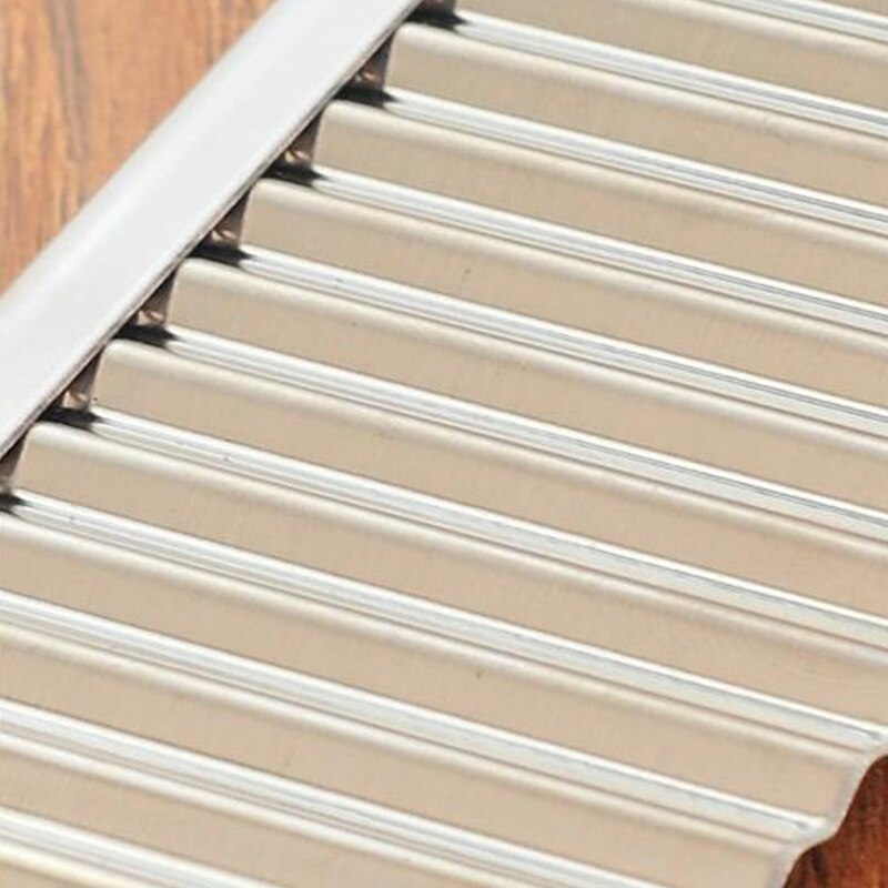 Stainless Steel Potato Cutter Slicer Dough Vegetable Fruit Crinkle Wavy Slicer Knife Potato Cutter Chopper French Fry Maker