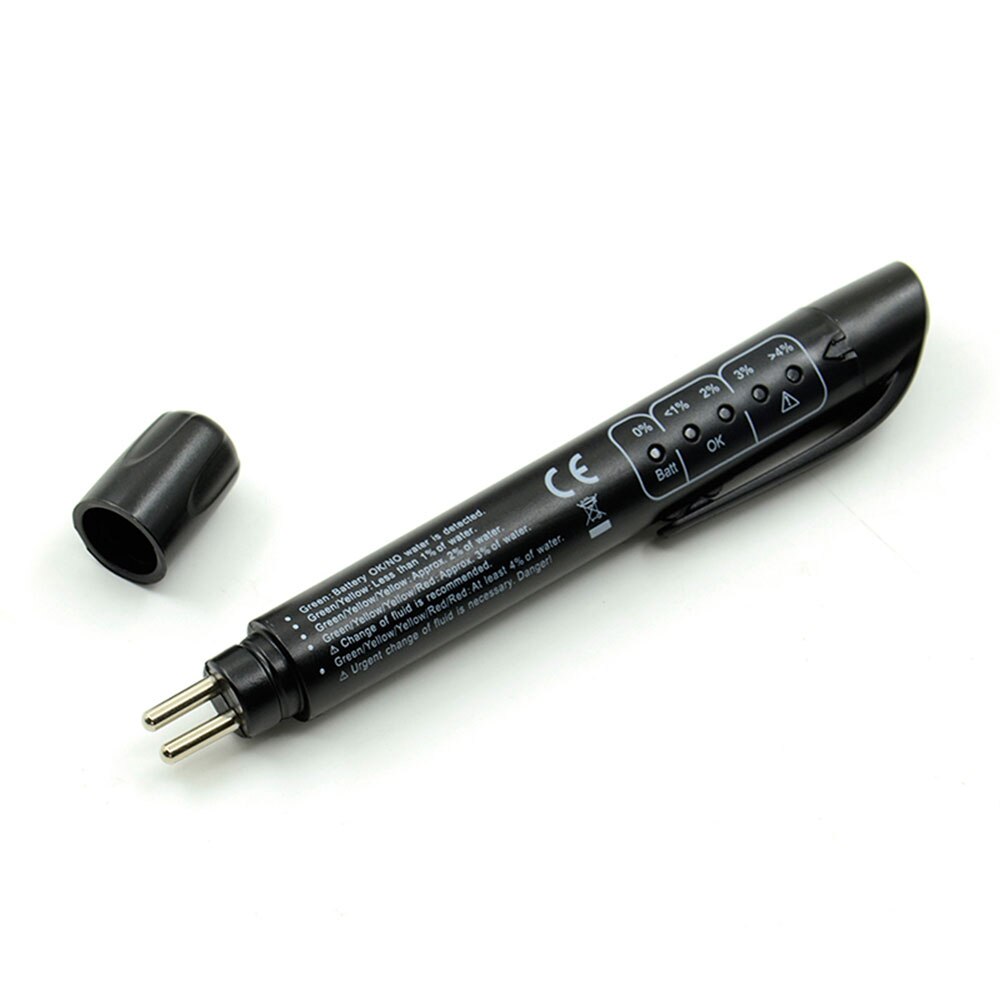 Remvloeistof Tester Pen 5 Led Auto Voertuig Auto Automotive Testing Tool Voor DOT3/DOT4 Voertuig Gereedschap Diagnostische Hulpmiddelen