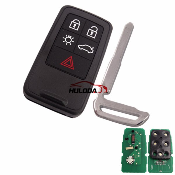 "For Volvo 5 button remote key with 902mhz PCF7945/7953 chip"