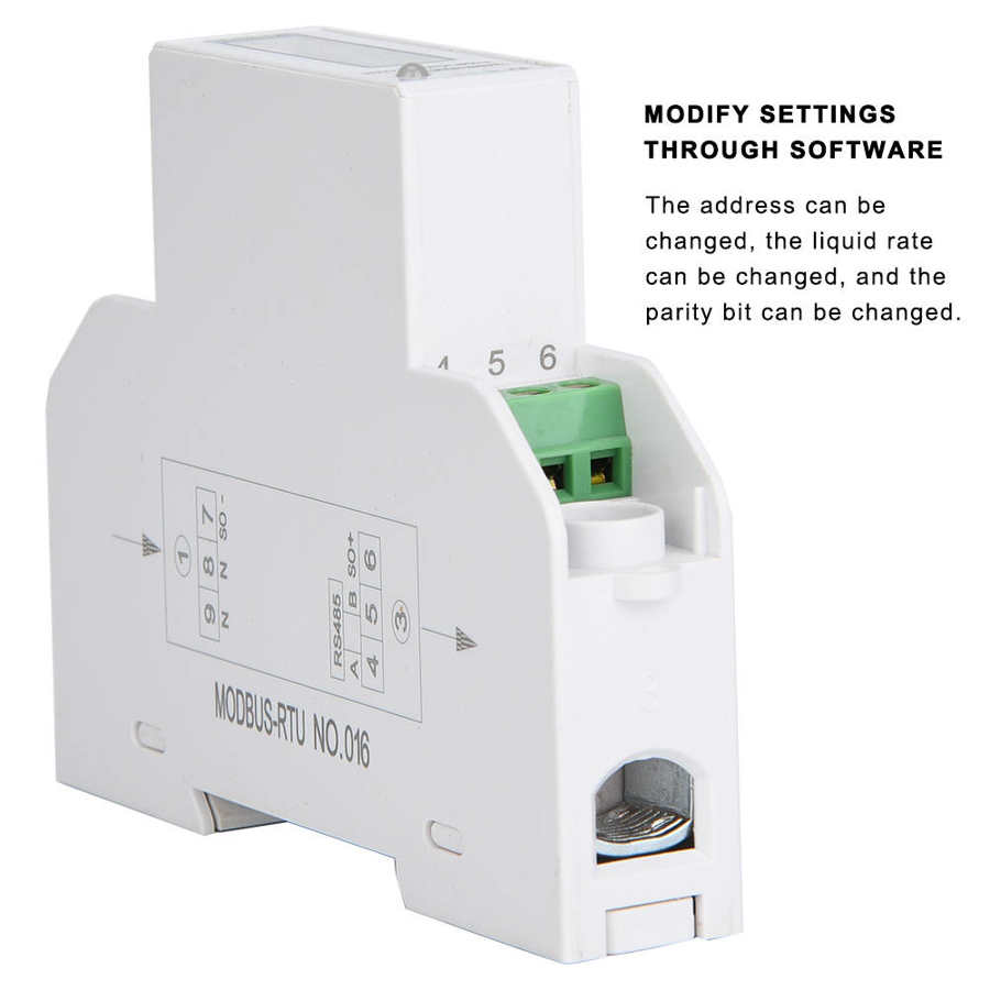 DDS519R Watt Hour Meter Smart Digital Display Household Energy Meter 1P 100A