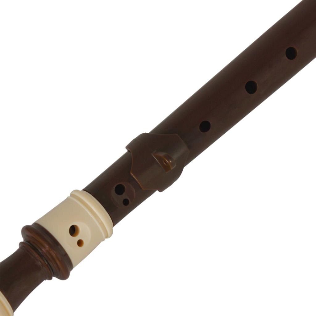 8 Holes Brown Soprano Baroque Recorder German-style Clarinet Flute