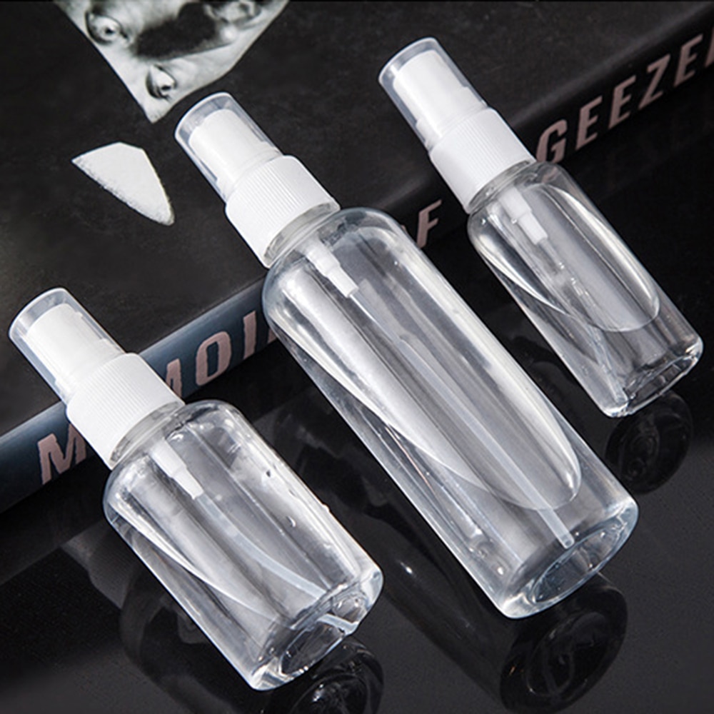 1Pcs 30ml 50m 100ml Random Color Portable Plastic Spray Bottle Liquid Makeup Atomizer Pot Mini Empty Cosmetic Makeup Containers