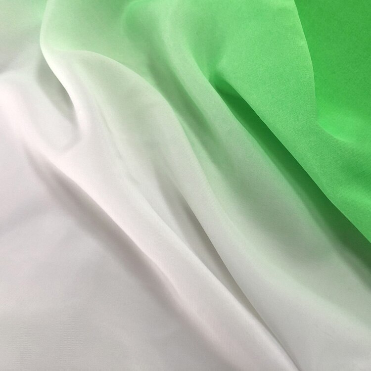 1*1,2 M tela gruesa de gasa gradiente ombre material para vestido de Koshibo: 5