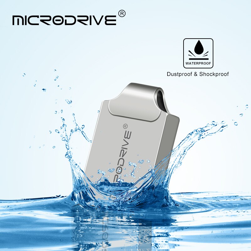 Metalowa pamięć USB Flash 64 gb thumbdrive 16GB 8GB Pendrive 32gb Flash Pendrive 128gb wodoodporna Pen Drive dysk usb do samochodu