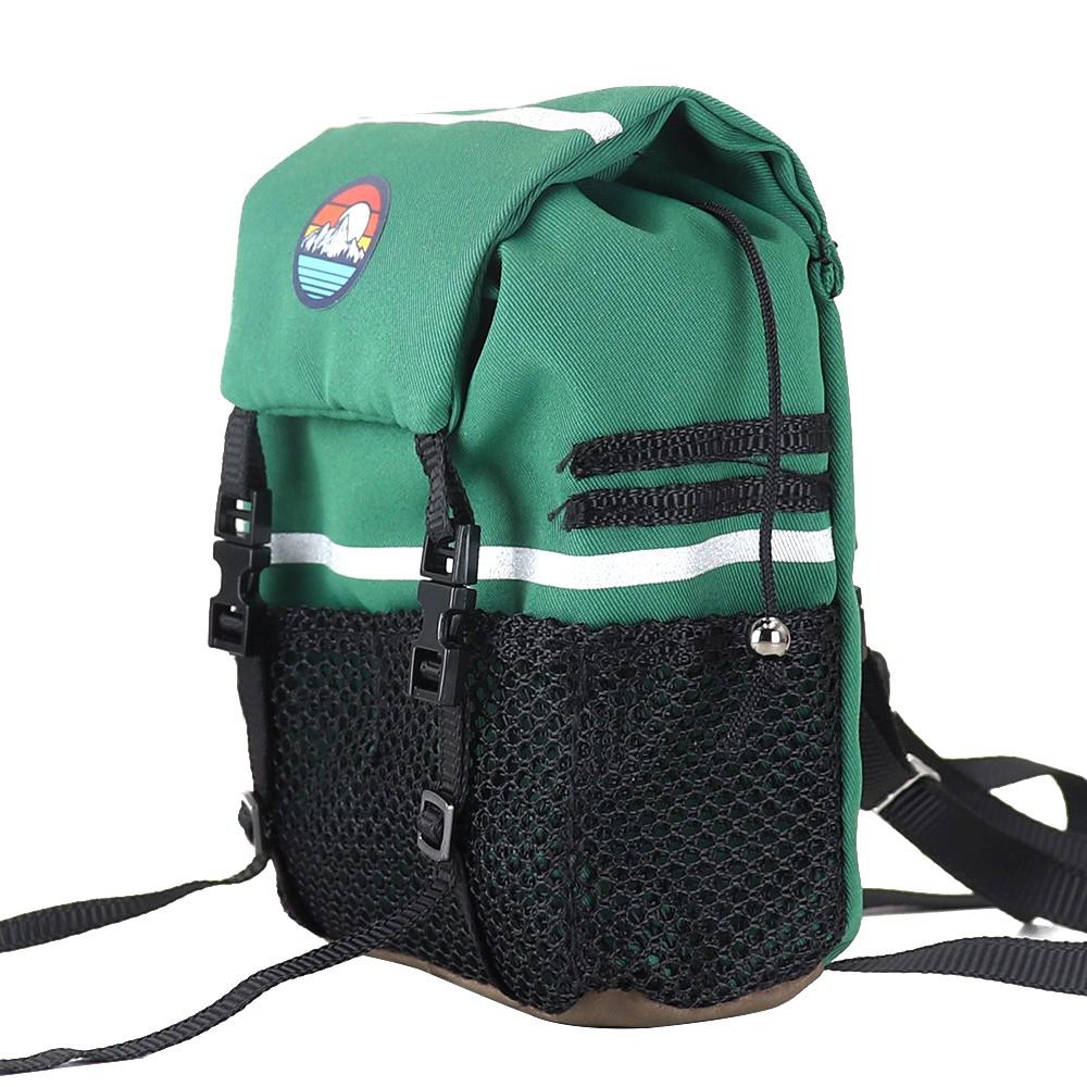 Mochila de simulación, bolsa de almacenamiento de pala, bolsa de equipaje, decoración de bolso para 1/8 1/10 coche trepador de control remoto Axial SCX10 Trax/como TRX4 D90: Rojo