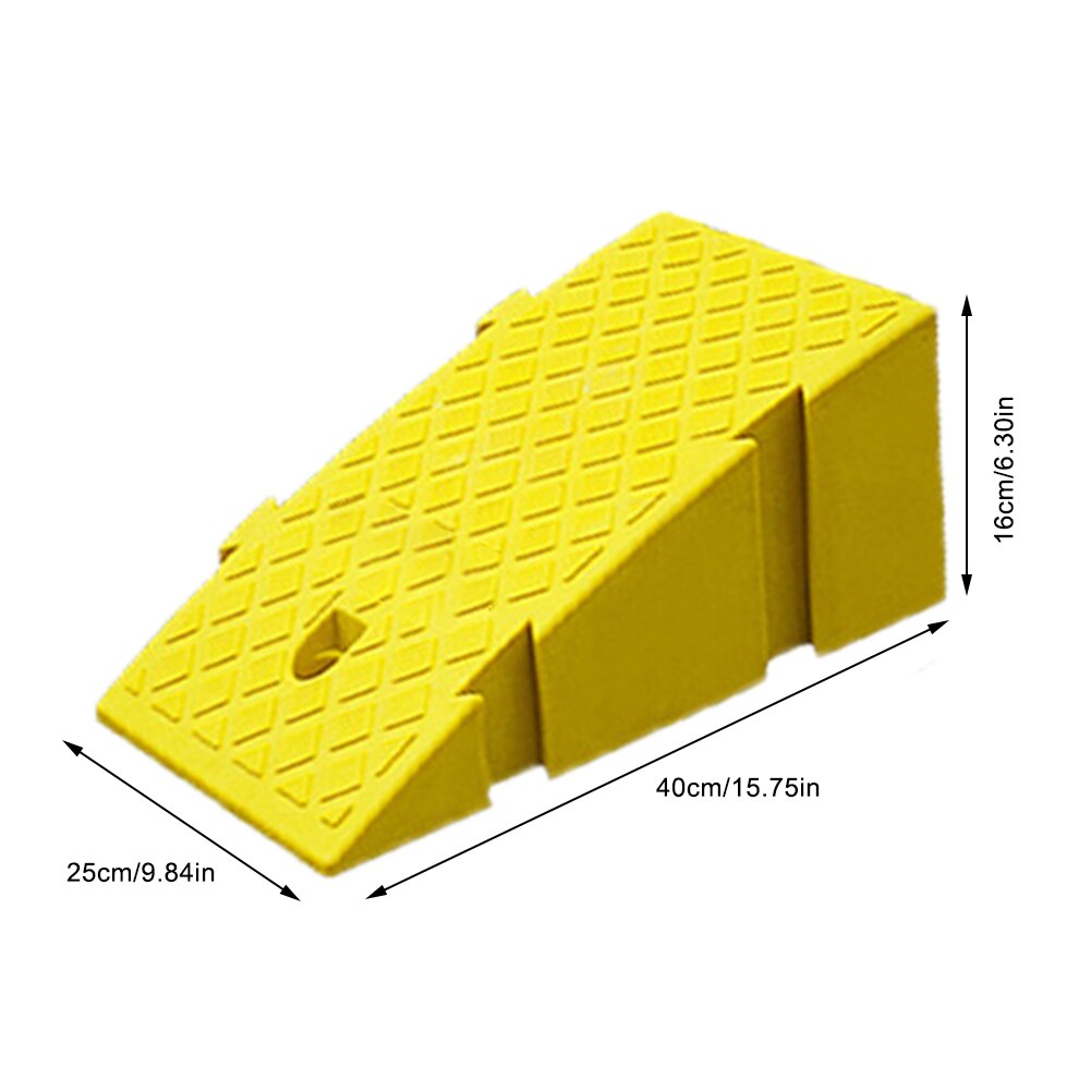 Portable Lightweight Car Plastic Curb Ramps Heavy Duty Plastic Kit Set For Driveway Car Truck For 18-22CM Height Steps