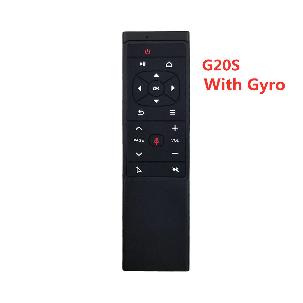 Kebidu G10S G20S G30S Gyro voix télécommande IR apprentissage 2.4G sans fil mouche Air souris pour Android TV Box pour Mini H96 MAX X99: G20S
