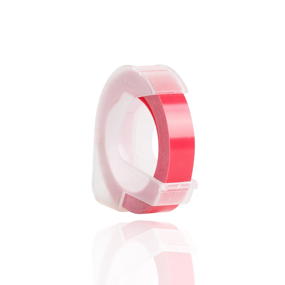 Mieszane kolory 3D PVC tłoczenie DIY taśma z etykietami kompatybilny Dymo 1610 12965 1540 1880 motex E-101 instrukcja drukarka etykiet ręcznie robione: pink