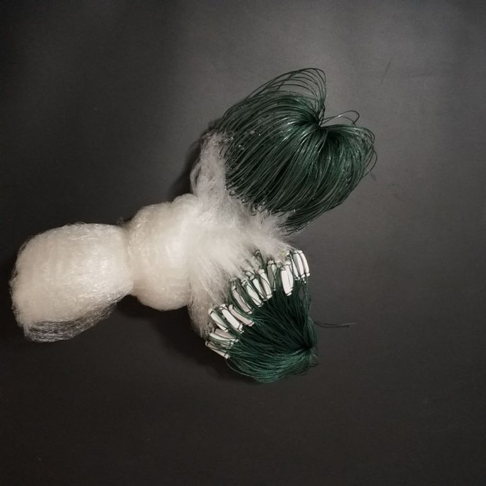 Outdoor Fishing Net Nylon Fish Mesh Trap Monofilament Gill Netting Fish Tackle Outdoor Hand Net for Fishing Enthusiasts