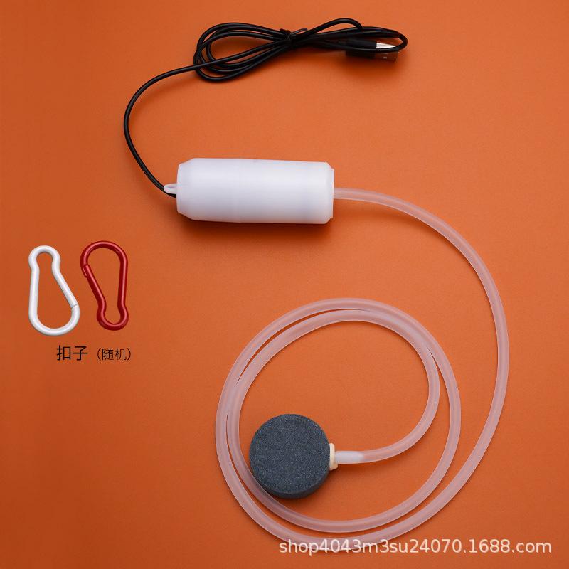 Huishoudelijke Stille Usb Mini Zuurstof Luchtpomp Aquarium Accessoires Beluchter Kleine Draagbare Farming Vissen Aquarium Accessoires: large displacement 1