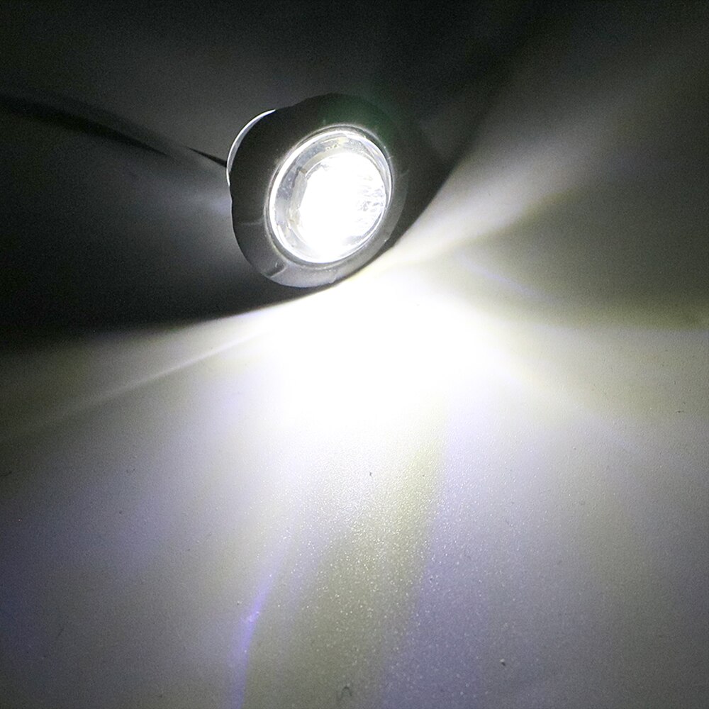 Luces traseras de 12V, luces de señal de freno de motocicleta, luces LED de posición lateral, indicador trasero de posición, accesorios para remolque y camión